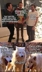 Post your templates or request one instead! A Photo Of Three White Wolves Laughing Becomes The Latest Funny Meme I Can Has Cheezburger