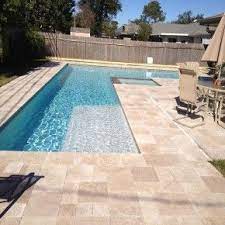 dalle reflet pierre calcaire naturelle travertin pour terrasse piscine travertine pool decking travertine pavers travertine pool