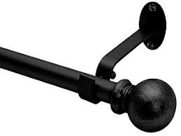 Curtain rod wrought iron finial black lot of 4. Iron Curtain Rods Shop The World S Largest Collection Of Fashion Shopstyle