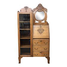 Check spelling or type a new query. Antique M Friedman Co San Francisco Golden Oak Drop Front Secretary Boockcase Design Plus Gallery