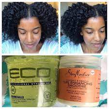 Best curl cream for dry, damaged hair: Twist Out Using Shae Moisture Curl Enhancing Smoothie And Eco Styler Gel Curl Enhancing Smoothie Hair Curl Products Natural Curls Hairstyles