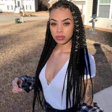 Box Braids Hairstyles 2018 Medium Jumbo Bob Hair Styles Braided Hairstyles Box Braids Hairstyles