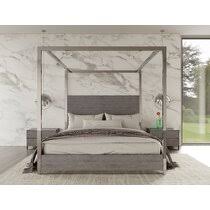 Someone with a smaller bed may need to trimalter the ends so they aren't dragging all over the floor. Eva Wooden Canopy Bed Wayfair