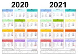 2021 blank and printable pdf calendar. Zweijahreskalender 2020 Und 2021 Als Pdf Vorlagen Zum Ausdrucken