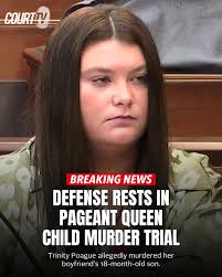 BREAKING: The defense has rested its case in #TrinityPoague's murder trial.  Victim #RomeoAngeles died of blunt force trauma to the neck & head, with  prosecutors pointing to Poague as the killer. #CourtTV