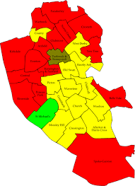 The mapâ€™s bright colours helped the pilots to pick out details at night â€ remember pilots would have had to read the maps in dark aeroplanes. Map Local Elections 2008 Liverpool