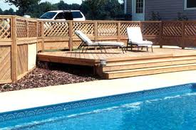 Find a sunny spot and see which of our many shapes and sizes fits best. Nice Interior With Astounding Pool Deck Designs Near Awesome Above Ground Pool Deck Ideas On A Budget Exterior Photo Pool Deck Ideas Above Ground Pool Landscaping Ideas On A Budget Interior