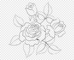 Flower Illustration Rose Flower Drawing Illustration Hand Painted Roses Line Drawing Watercolor Painting Flower Arranging White Png Pngwing Drawing rose line art pencil sketch, rose, white, leaf, monochrome png. flower illustration rose flower