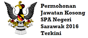 Pihak kami akan mengemaskini kesemua kerja kosong kerajaan spa yang dibuka semua jawatan kosong spa yang dikeluarkan secara rasmi dari portal spa akan dipaparkan disini setiap bulan. Jawatan Kosong Spa Negeri Sarawak 2016 Terkini As