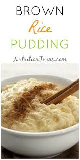 Brown Rice Pudding Recipe Food Recipes Food Food Drink