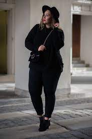 All Black Everything The Skinny And The Curvy One Plus Size Outfits Black Plus Size Outfits All Black Outfit For Work