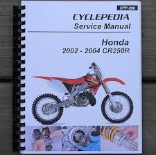 Amazon.com: i5motorcycle Service & Repair Manual for Honda CR250R CR250 CR  250 250R 2002–2004 : Automotive