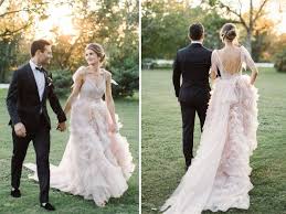 Dillard's is the destination for pink women's wedding guest dresses. Bride Tried On 8 Gowns Before Finding A Backless Blush Wedding Dress