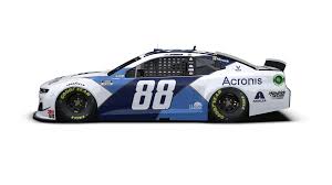 Number 88 on racing cars. Hendrick Motorsports Partnered With Acronis For Cyber Protection Motorsport Technology
