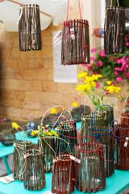 Wascheleinen Laternen Monika Nickel Pflanzenschaukel Fruhlings Dekoration Diy Laternen