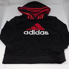 Black And Red Adidas Jacket Adidas Sweatshirt Boys Small Size 7 Youth Ebay Red Adidas Sweatshirt Adidas Sweatshirt Boys Hoodies