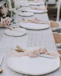 Blush Wedding Table Decor Our Round Menus Have Never Looked As Pretty As They Do Wedding Decorations Table Settings Table Runners Wedding Wedding Decor Elegant