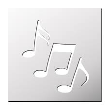 Pochoir Notes De Musique Pochoir Pochoir Pour Gateau Note De Musique Dessin