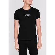 Fits true to size, take your normal size. Emporio Armani Underwear Chest Logo T Shirt Sportsdirect Com