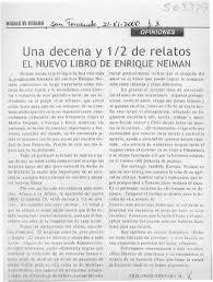 Una decena y 12 de relatos [artículo] Abelardo Guevara M.