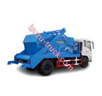 4x2 4cbm loading capacity 100P ISUZU skip loader garbage truck -