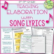 Teaching Elaboration Ace Writing Strategy Worksheets Teaching Writing Strategies 6th Grade Writing