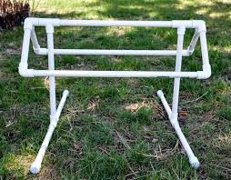 It 54.95 or best thug 1 western rampart mount mortise and tenon woodville saddle wring in hammered finish 15.00 buy it. How To Diy A Pvc Saddle Stand For 10 00 Budget Equestrian