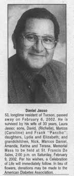 Obituary for Daniel Jasso