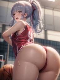 Sexy Ayaka basketball player - Rule 34 AI Art