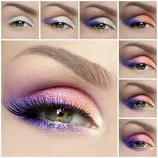 Chrome and blue eye makeup. 60 Best Eye Makeup Tutorials For Summer 2018
