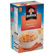 Whats in a bowl for patients with diabetes? Buy Quaker Instant Oatmeal Peaches And Cream American Food Shop