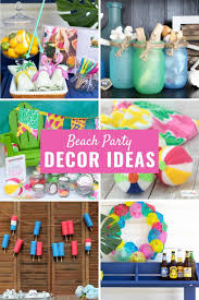 This deck feels like it belongs on the beach of a tropical island. Beach Party Ideas For The Backyard Kids Will Love These