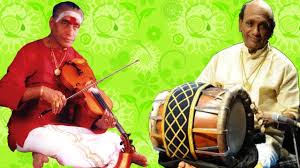 Violin Thavil Carnatic Instrumental Kunnakudi R Vaidyanathan A R Subramaniam Nadalayam Youtube