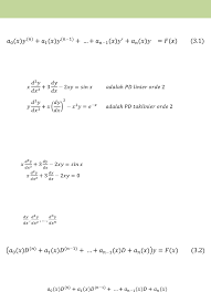 Oktiana contoh soal derivatif parsial dan pembahasannya. Bab Iii Persamaan Diferensial Teorema Dasar Persamaan Diferensial Linier Terdapat Tiga Kemungkinan Pdf Document