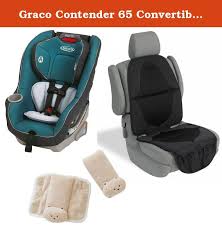 Graco Contender 65 Convertible Car Seat With Elite Car Seat Mat Cushioned Strap Covers Sapphire The Car Seat Mat Graco Convertible Car Seat Baby Car Seats