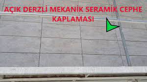 Genelde prekast, yalı baskı, komposit, granit, cam ve taş kaplama uygulanır. Acik Derzli Mekanik Seramik Cephe Kaplamasi Youtube
