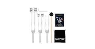 Medical Kapmore Tuning Fork Set (128Hz, 256Hz, 512Hz), 3-Piece Chakra  Tuning 128 Hz Tuning Fork