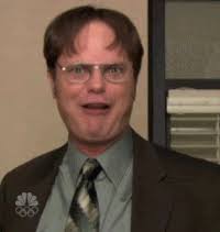 Rainn wilson as dwight schrute, steve carell as michael scott, jenna fischer as pam beesly, john krasinski as jim halpert, and. Dwight Schrute Gifs Get The Best Gif On Gifer