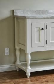 48 Turned Leg Vanity Diy Bathroom Vanity Furniture Plans Building Furniture Plans