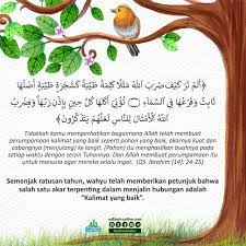 Takbir diucapkan ketika melihat tanda kebesaran dan keagungan allah. Sehari Satu Ayat Kalimat Seperti Pohon Muslim Quotes Quotes Iphone Wallpaper