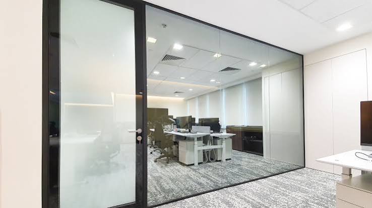 One Way Glass Office Partition Wall