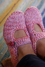 I whipped this pair up in about an hour. Slipper Knitting Patterns In The Loop Knitting