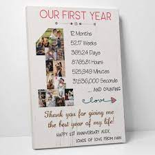 This sweet yet straightforward anniversary idea can last all year long. 1st Anniversary Gift Ideas For Couples All Products Are Discounted Cheaper Than Retail Price Free Delivery Returns Off 72