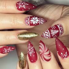 27 Christmas Nail Designs Festive Nail Art Ideas Allthestufficareabout Check out the samples below, the designs are simple enough to replicate yet the effect of it to your personality is truly a sophistication of beauty.