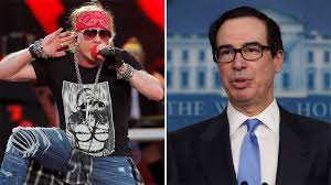 Rockstars were known to have wild parties and an open lifestyle. Axl Rose And Steven Mnuchin In Coronavirus Twitter Spat Bbc News