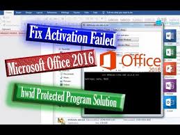 Fix Activation Failed Microsoft Office 2016 Hwid Protected Program Solution Youtube