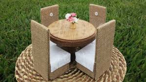 Playscale Furniture For Barbie Monster High Bratz Dining Table Chairs Country Chic Doll Furniture Doll Furniture Diy Barbie House Furniture