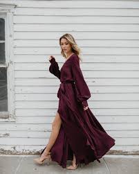 Long Sleeve Diana Maxi Dress Wine Long Sleeve Flowy Maxi Dress Flowy Dress Long Long Sleeve Flowy Dresses
