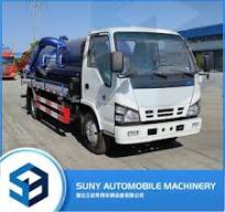 I Suzu 5000 Liters Cesspit Emptier Truck Septic Tank Pump Vacuum Sewage  Truck