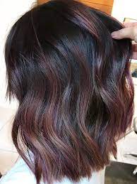 How To Try The Violet Copper Hair Trend Without Bleaching Your Whole Head Hair Color Balayage Brunette Hair Color Auburn Hair Balayage
